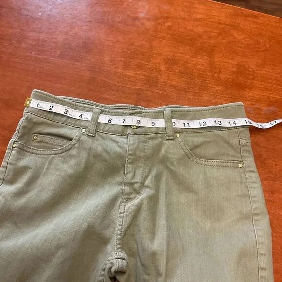 EUC Rafaella Green Jean Capris Size 6 ❤️🌻 #SS6 - Picture 4 of 6